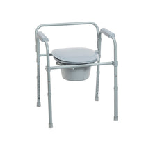 Load image into Gallery viewer, Drive Medical Folding Steel Commode
