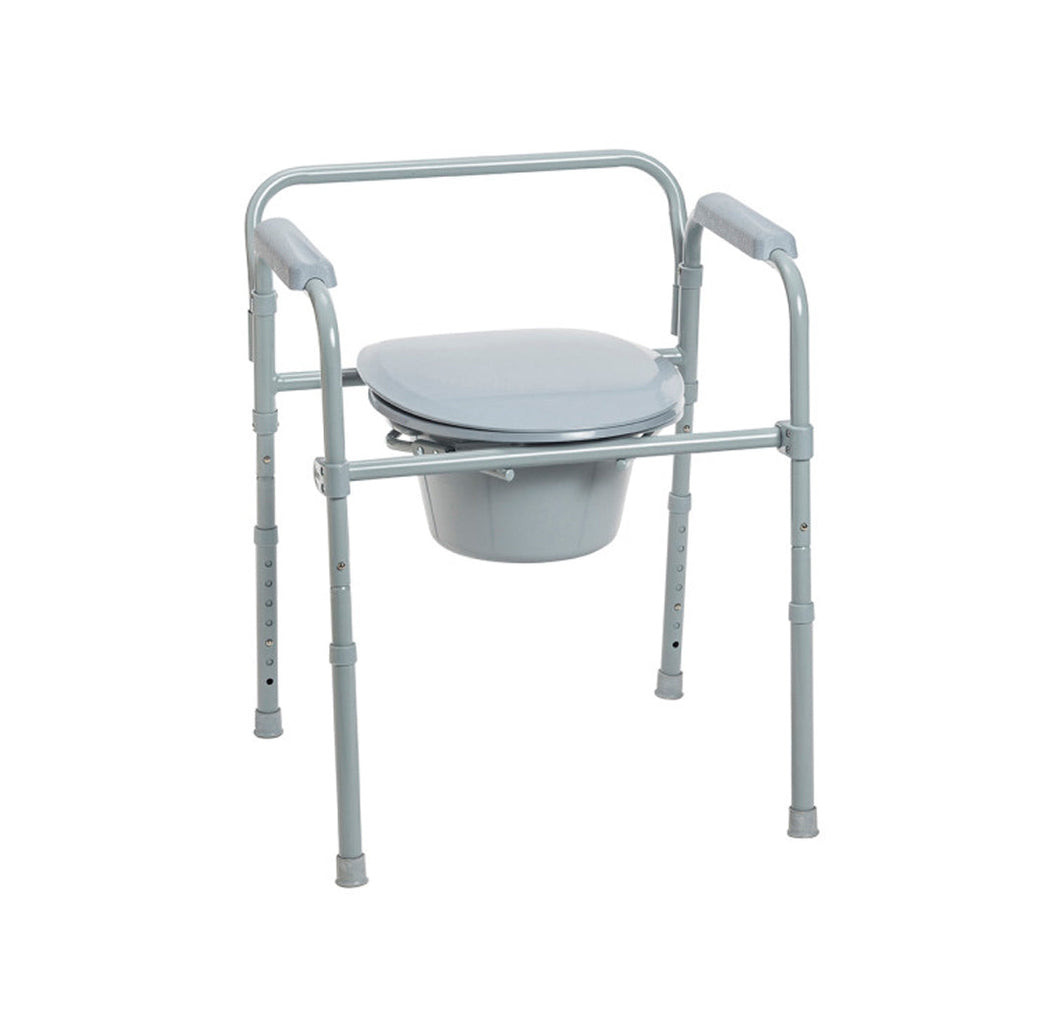 Drive Medical Folding Steel Commode