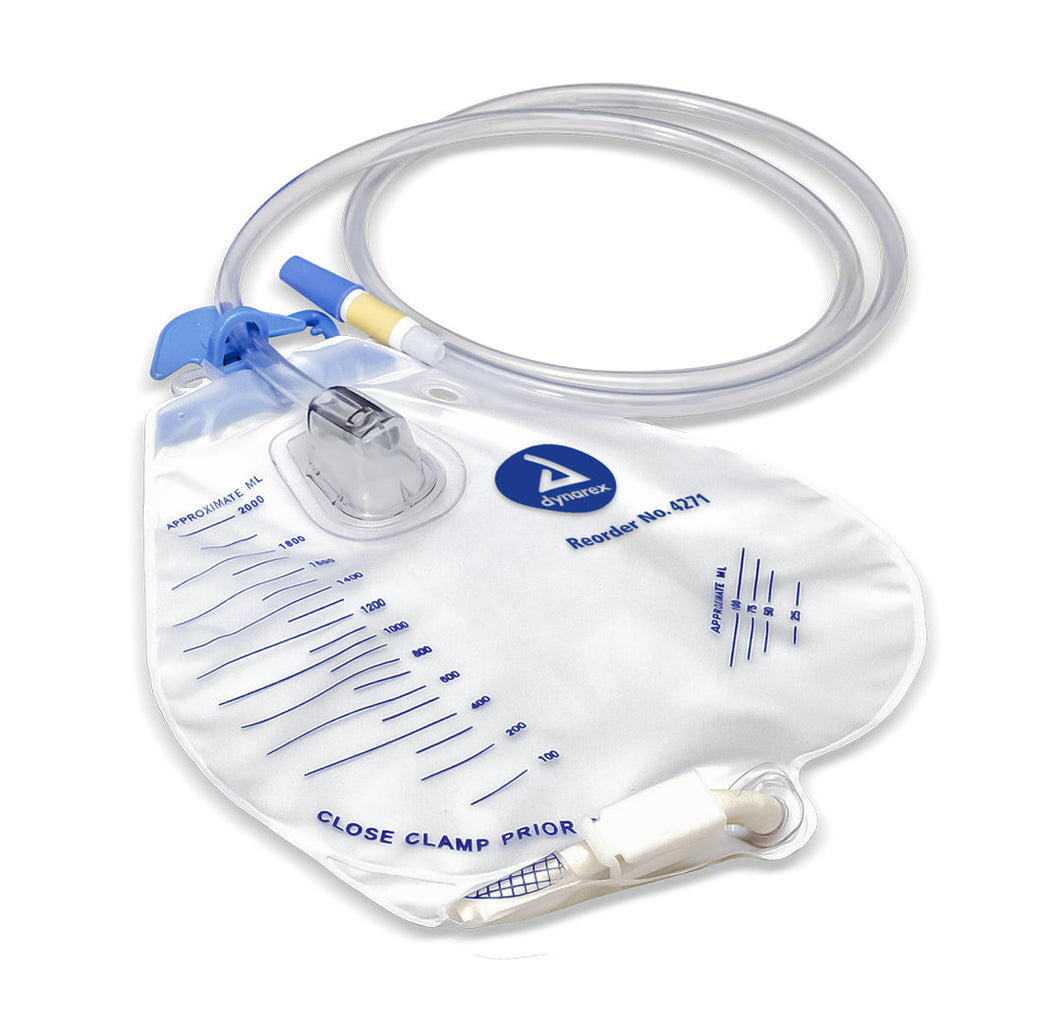 Dynarex Urinary Drainage Bag, 2000mL