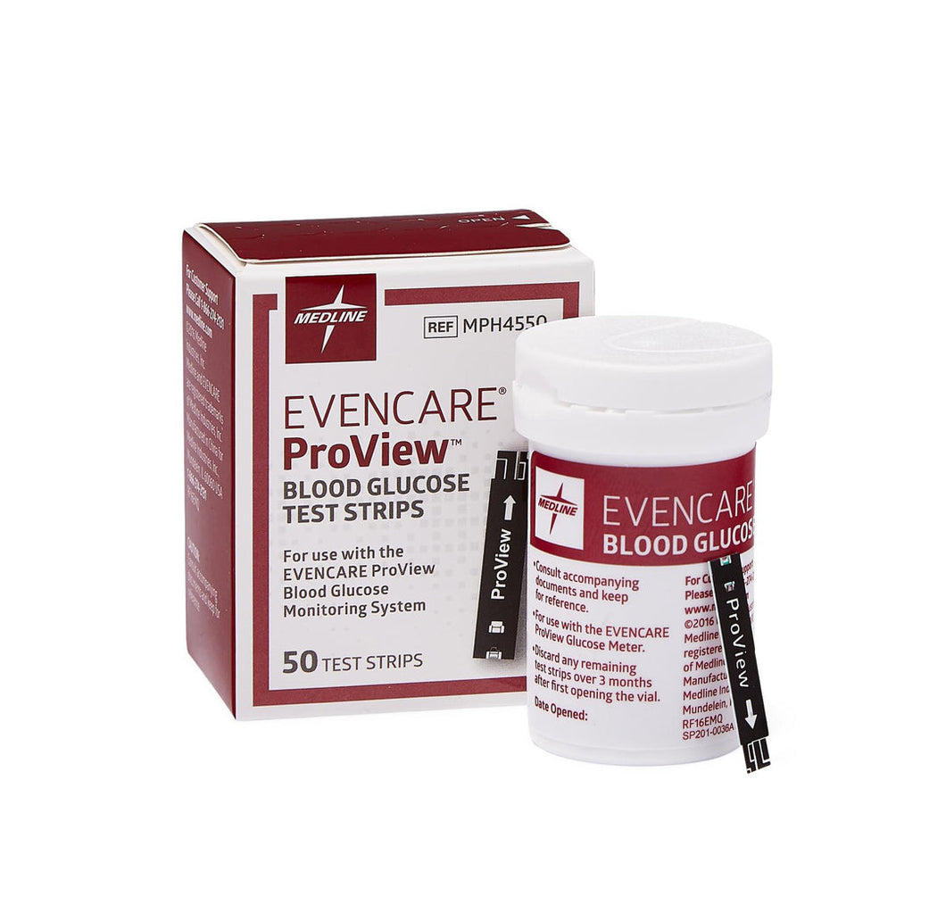 Medline EvenCare ProView Glucose Test  Strip