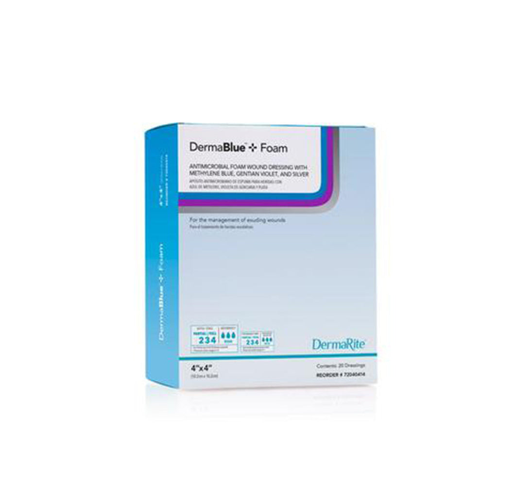 Dermarite DermaBlue+ Foam Antimicrobial Dressing