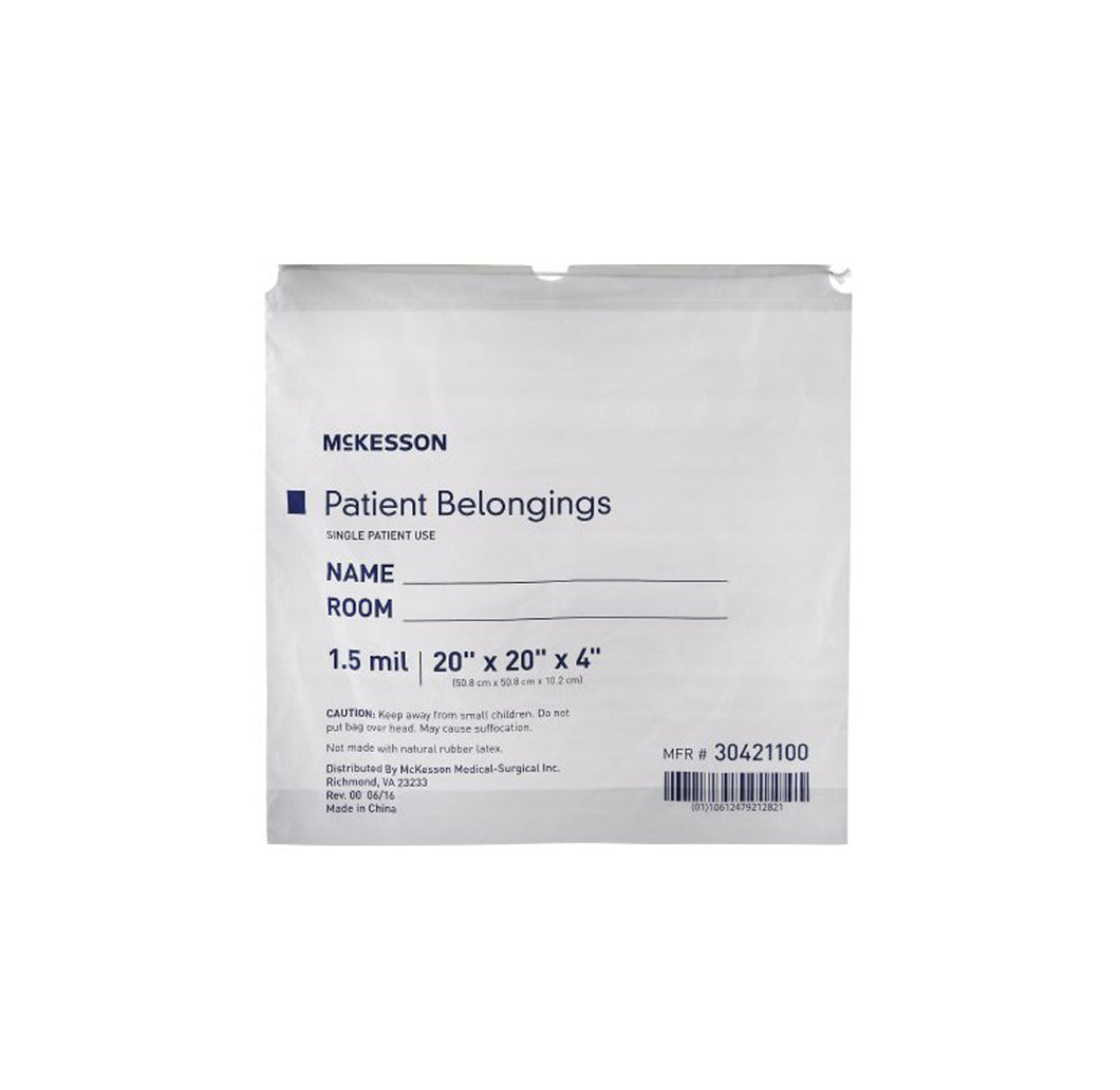 McKesson Patient Belongings Bag