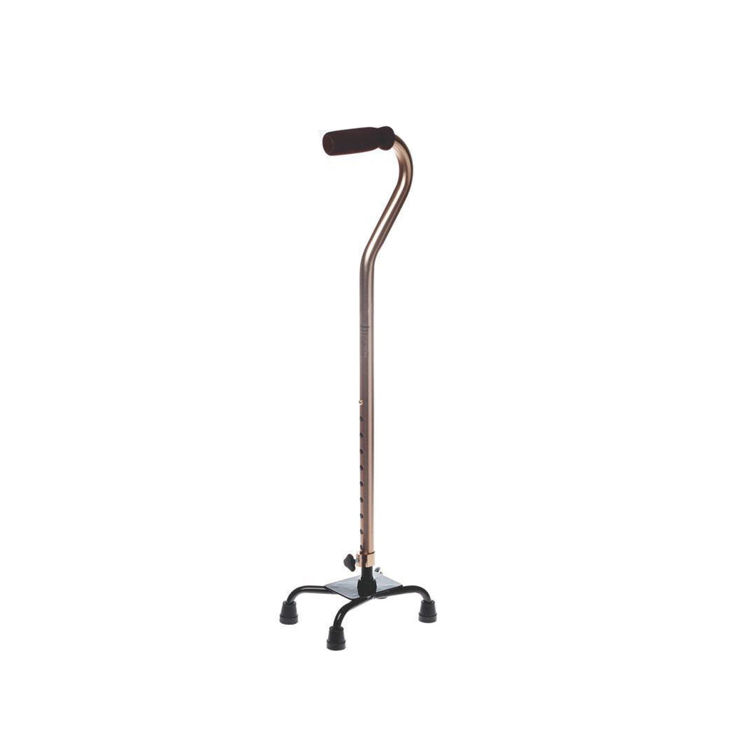 Medline Aluminum Quad Cane With Small Base